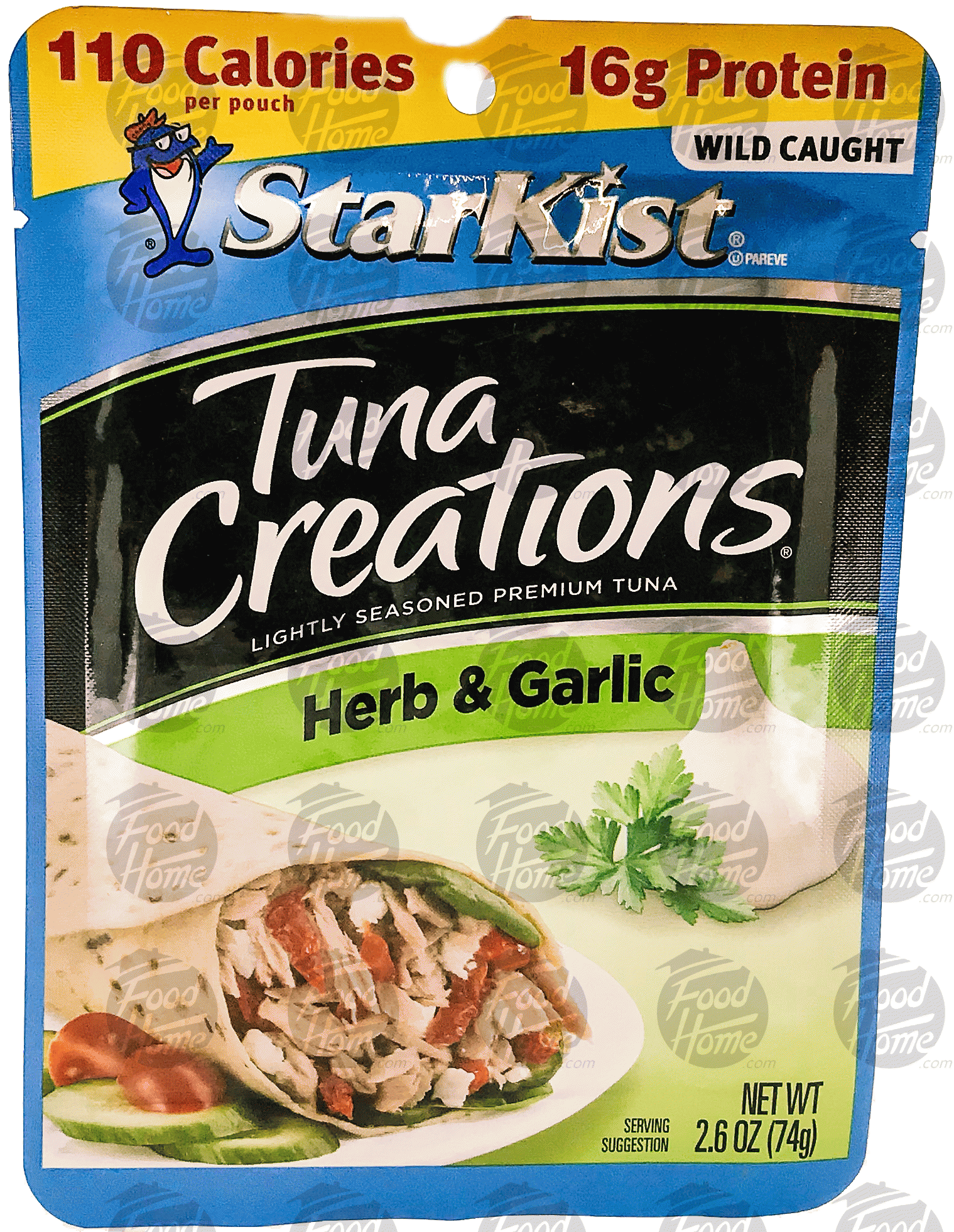 Starkist Tuna Creations herb & garlic lightly marinated premium chunk light tuna Full-Size Picture